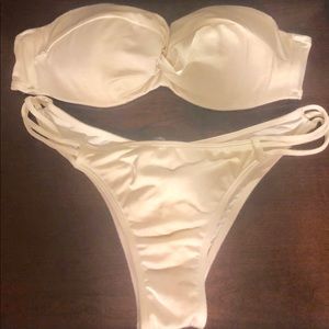 Victoria Secret White Bathing Suit